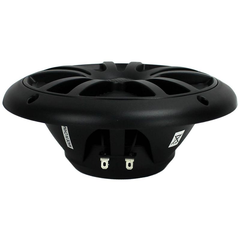 BOSS 6.5" 360W Dual Cone Black Marine Boat Outdoor Audio Speakers, 4pk | MR6B