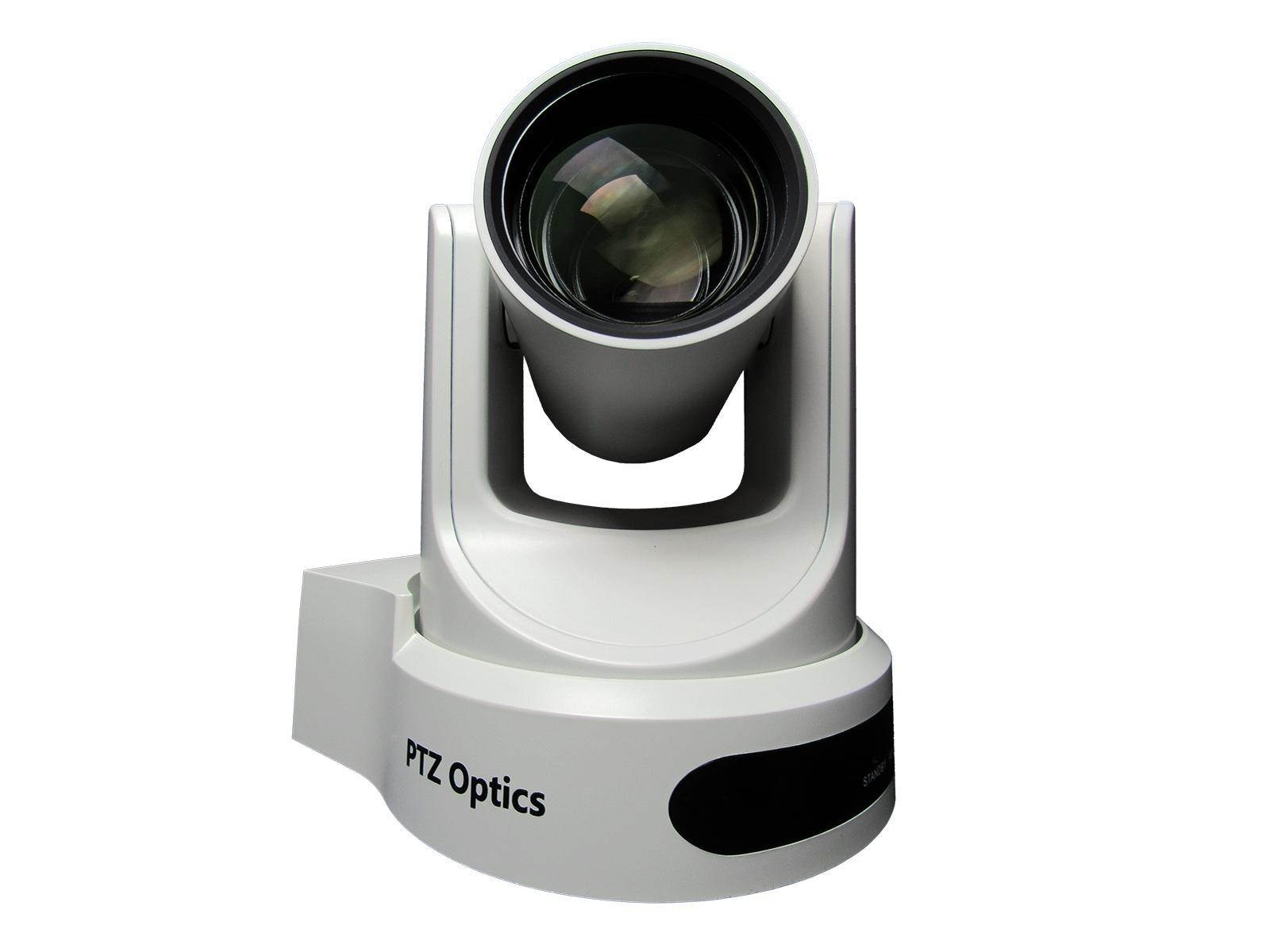 PTZOptics 12x Network Device Interface Camera, 1080p at 60fps, White #PT12XNDIWH
