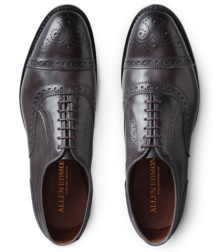 Allen-Edmonds Strand Cap-Toe Leather Dress Oxfords