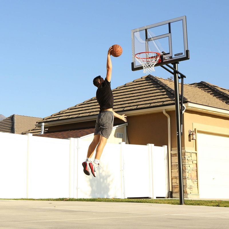 Lifetime 52" Adjustable In-Ground Basketball Hoop