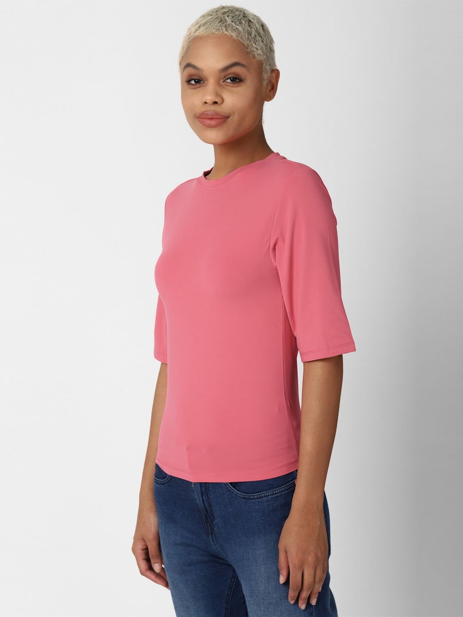 Forever 21 Pink Regular Fit Top