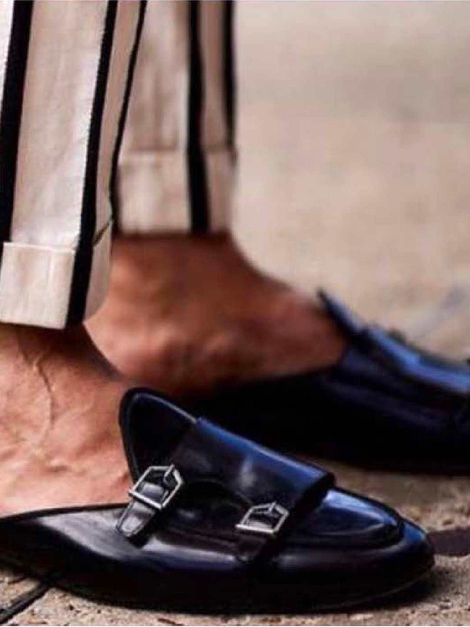 Griffin Men's Black Mule Shoes