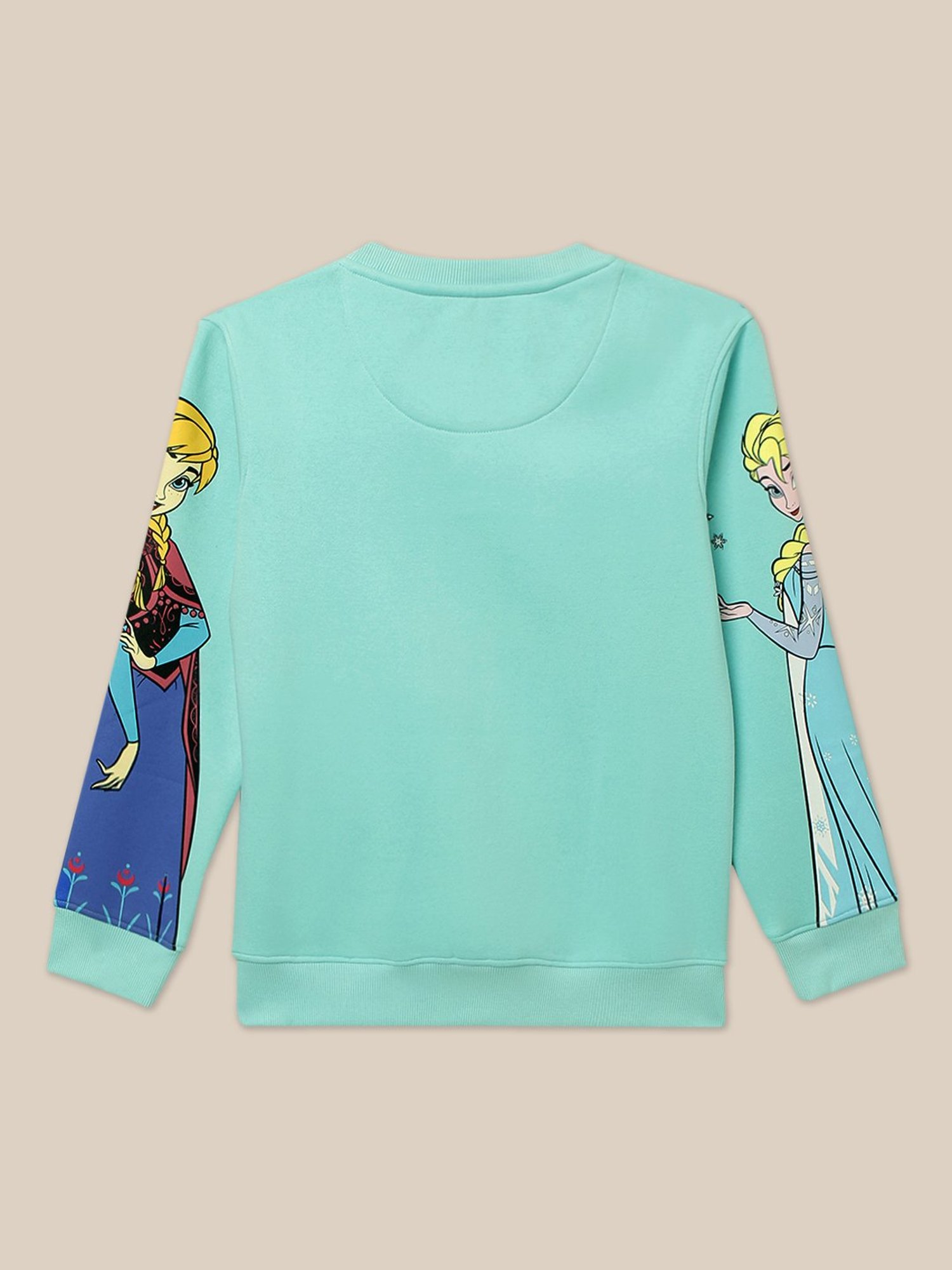 Kidsville Frozen Printed Blue Sweatshirt For Girls