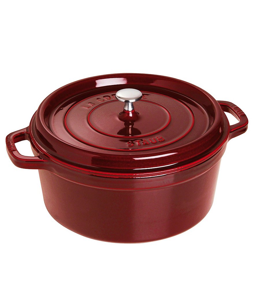 Staub Cast Iron 13.25 QT Round Cocotte