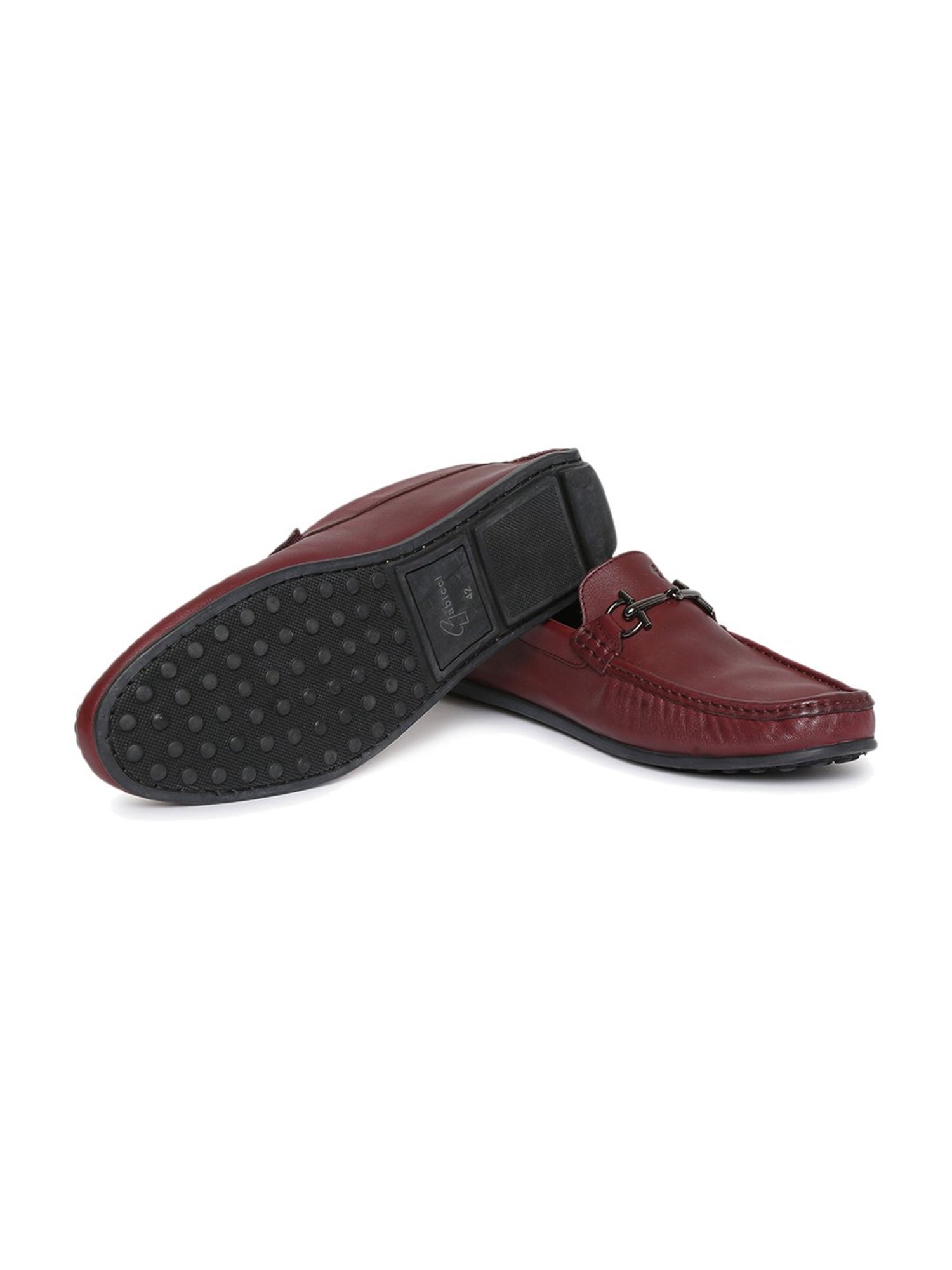 Gabicci Men's Harrow G Burgundy Casual Loafers