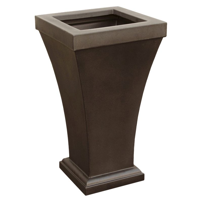 Urn Bordeaux Tall Planter Espresso - Hot Fudge - Mayne