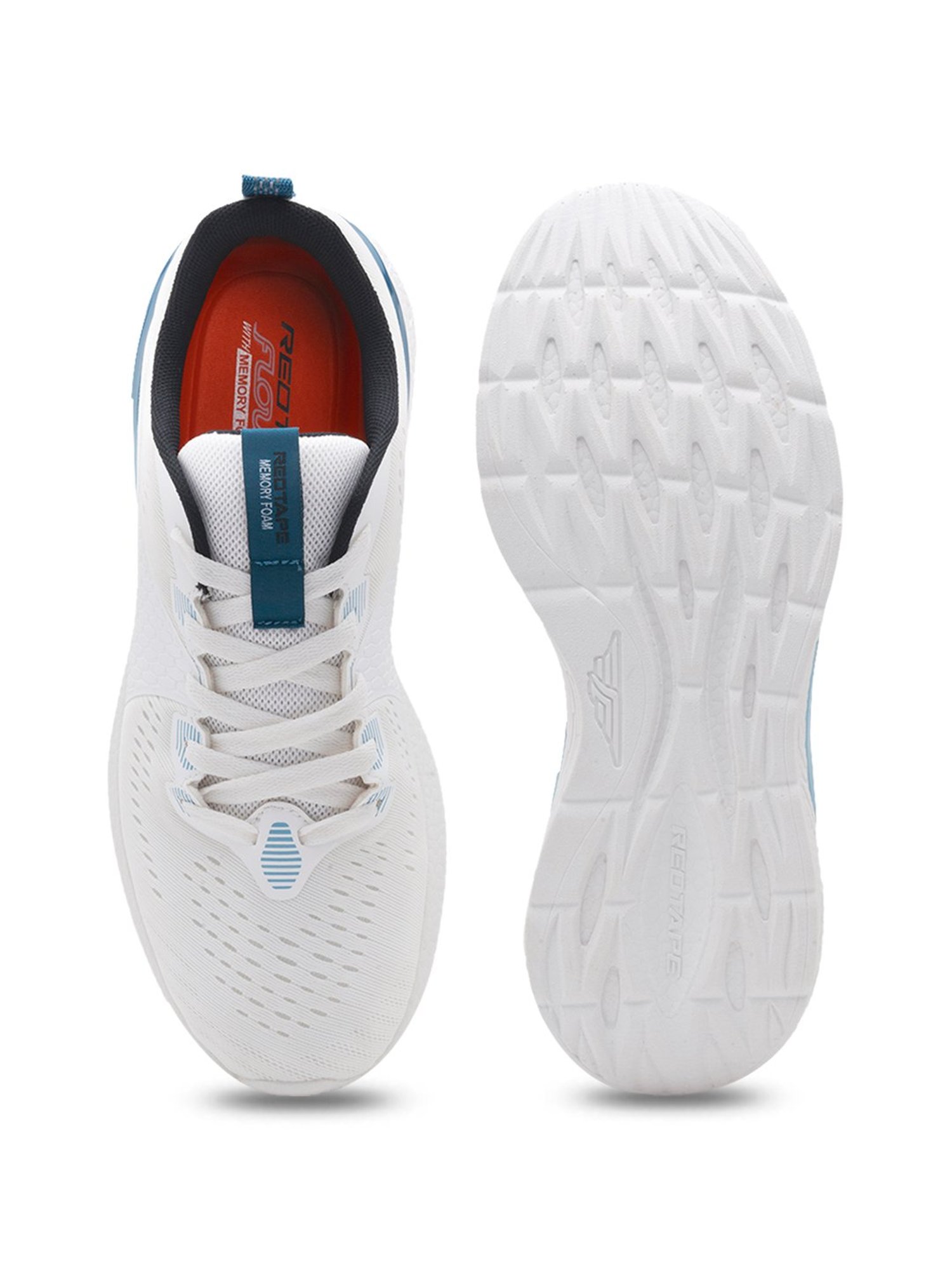 Red Tape Men's White Walking Shoes