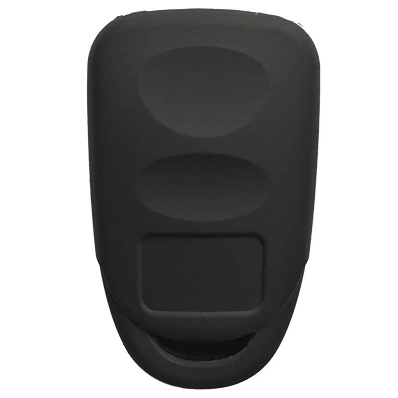 2Pcs Silicone 3buttons Smart Key Fob Remote Skin Cover Protector Keyless Entry Case for Hyundai Elantra Genesis Sonata Kia Sorento Forte Optima Rondo Spectra