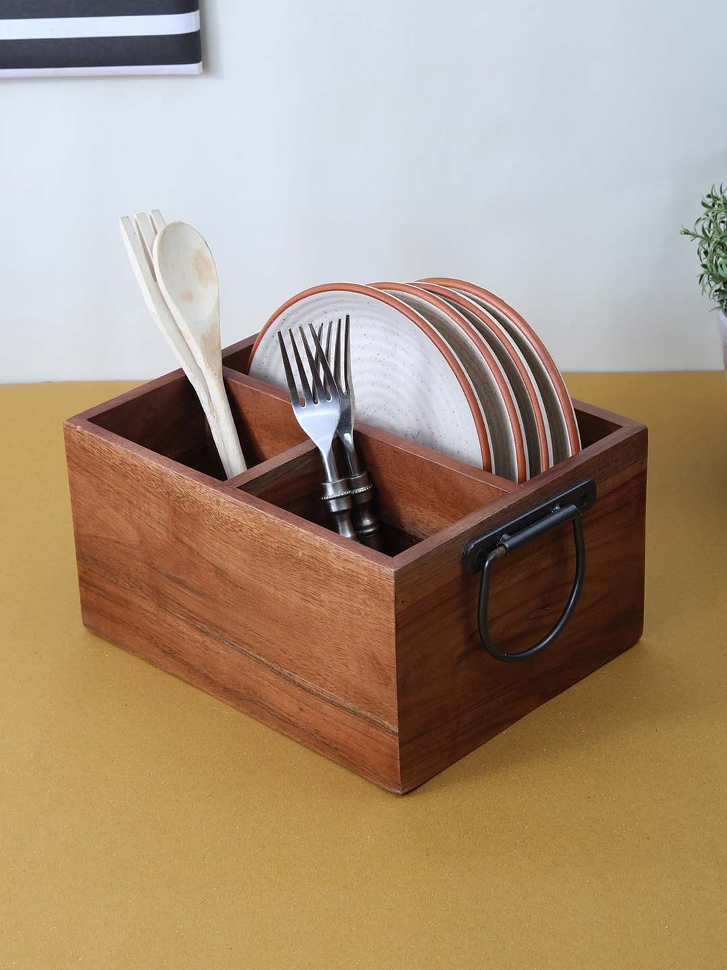 Home4U Iona Multi Wood Cutlery (2 Pcs)