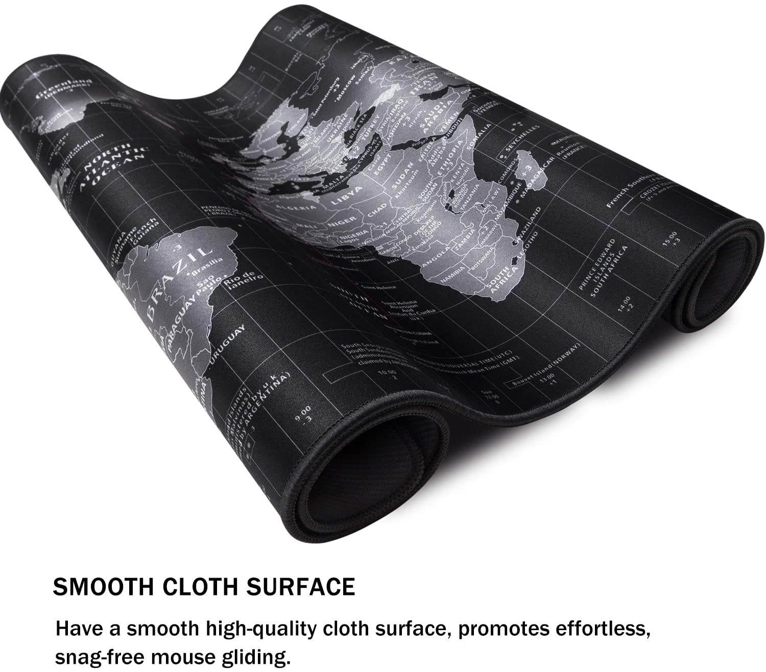 Gaming Mouse Pad Large Size 300*700MM Water-Resistant Extended Mouse Mat World Desk Mat Gaming Support for Computer, PC and Laptop