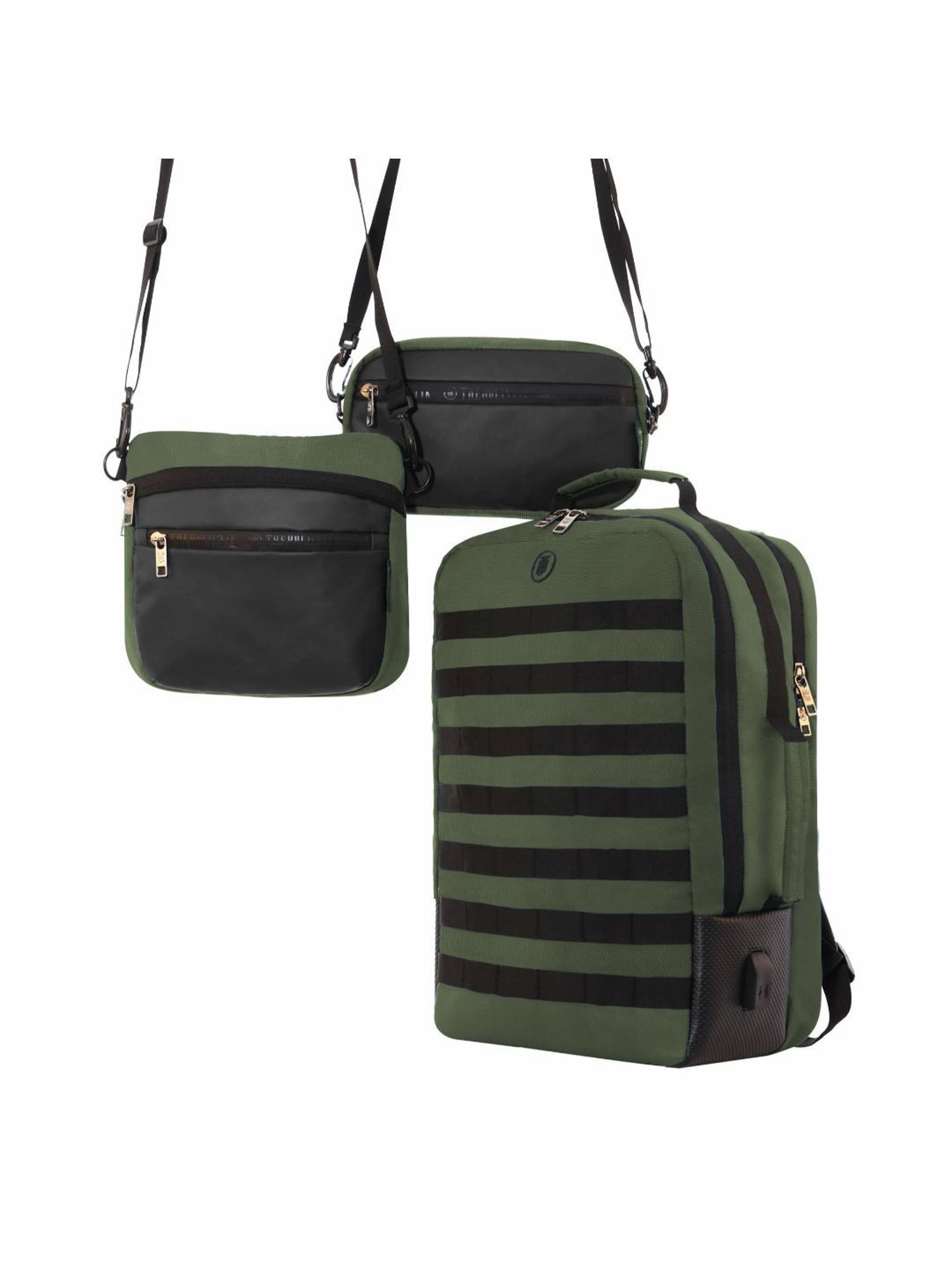 THE HOLISTIK Alpha Olive Large Backpack - 22 Ltrs