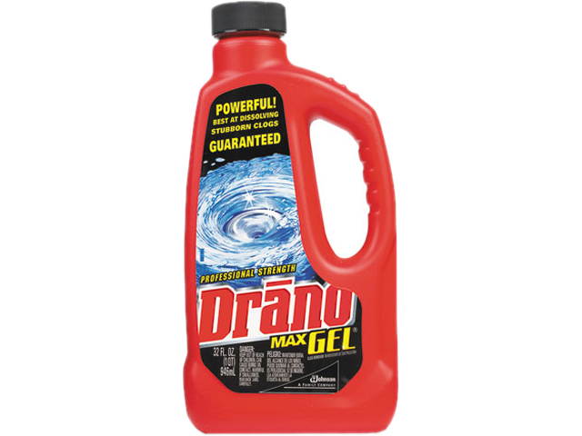 Drano CB001176 Max Gel Clog Remover, 32oz Bottle, 12/Carton, 1 Carton