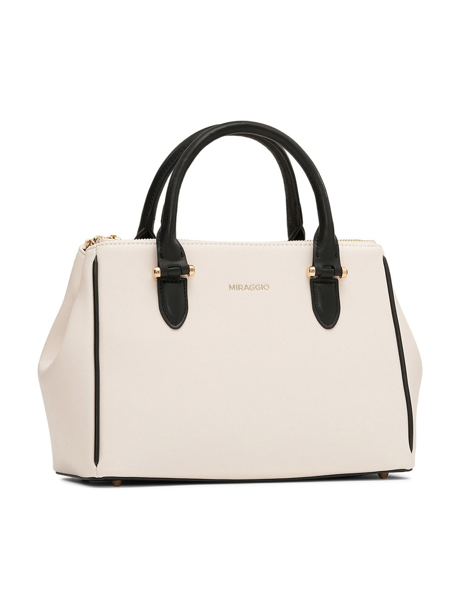 Miraggio Blair White Medium Handheld Handbag