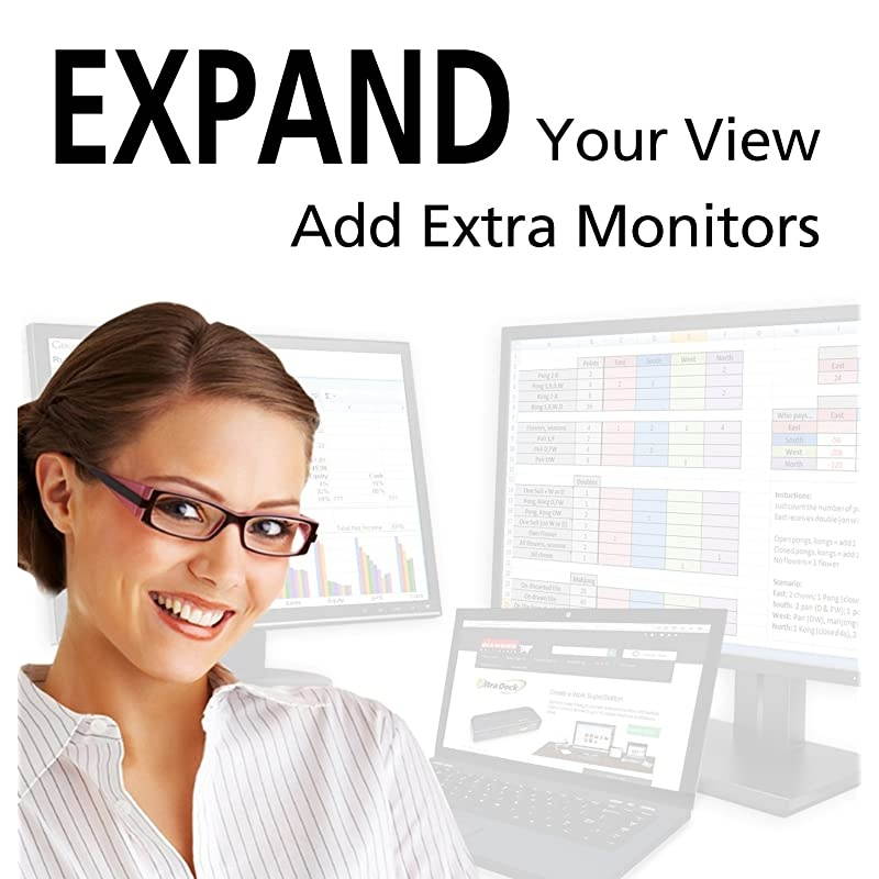 Ultra Dock Dual Video USB 3020 Universal Docking Station with Gigabit Ethernet HDMI and DVI Outputs Audio Input and output for Laptop Ultrabook Macbook Windows 10 81 8 7 XPMac OS and Android 50 and h