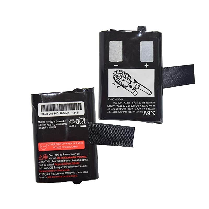 700mAh 3.6V Replacement Nickel Metal Hydride Two-Way Radio Rechargeable Battery Pack for Motorola GMRS/FRS Motorola M53617 / 53617, KEBT-086-A, KEBT-086-B, KEBT-086-C, KEBT-086-D