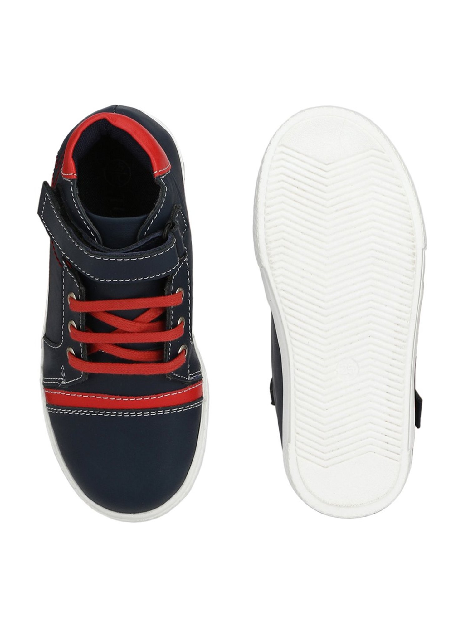 Tuskey Kids Navy Sneakers
