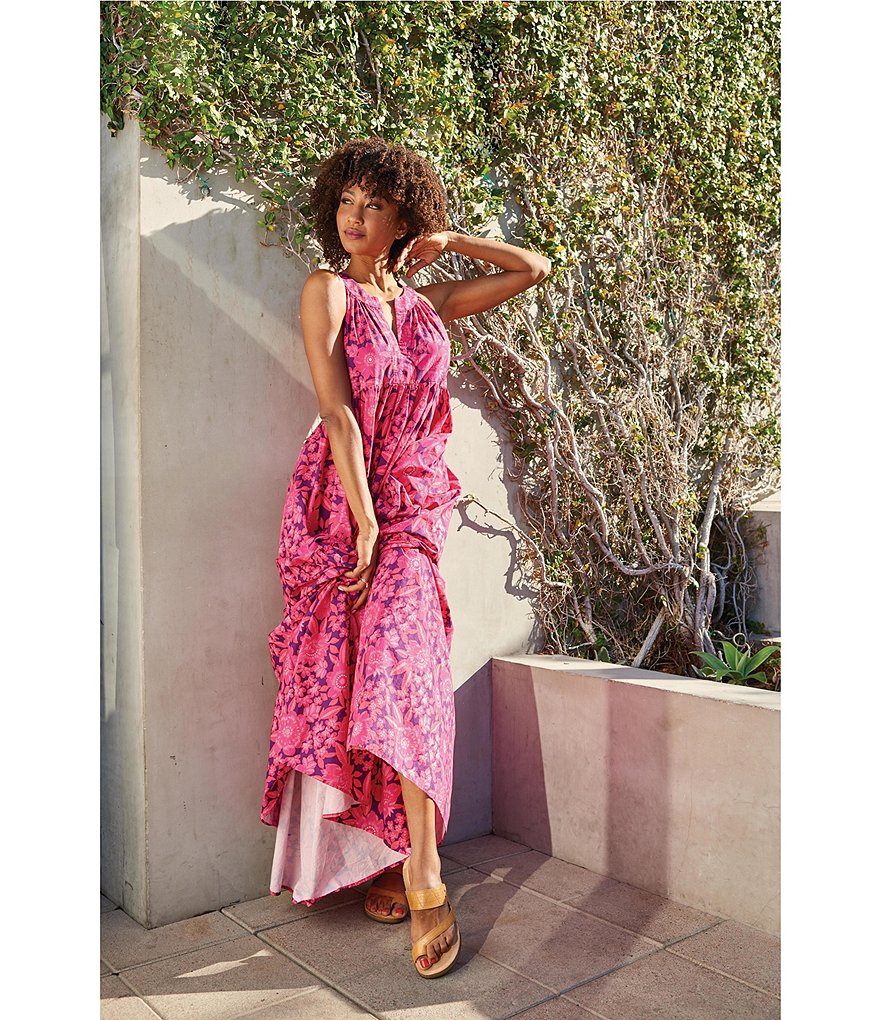 Taos Footwear Zone Leather Toe Loop Sandals