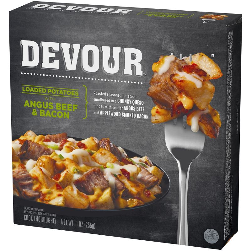 Devour Frozen Loaded Cheesy Potatoes with Angus Beef and Bacon - 9oz