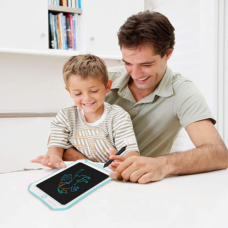 8.5 inch Electronic Drawing Pads for Kids,Portable Reusable Erasable Writer,Elder Message Board,Gifts for 4-8 Yr Old Boys Girls,Digital Handwriting Pad Doodle Board for Children(Blue-CC)
