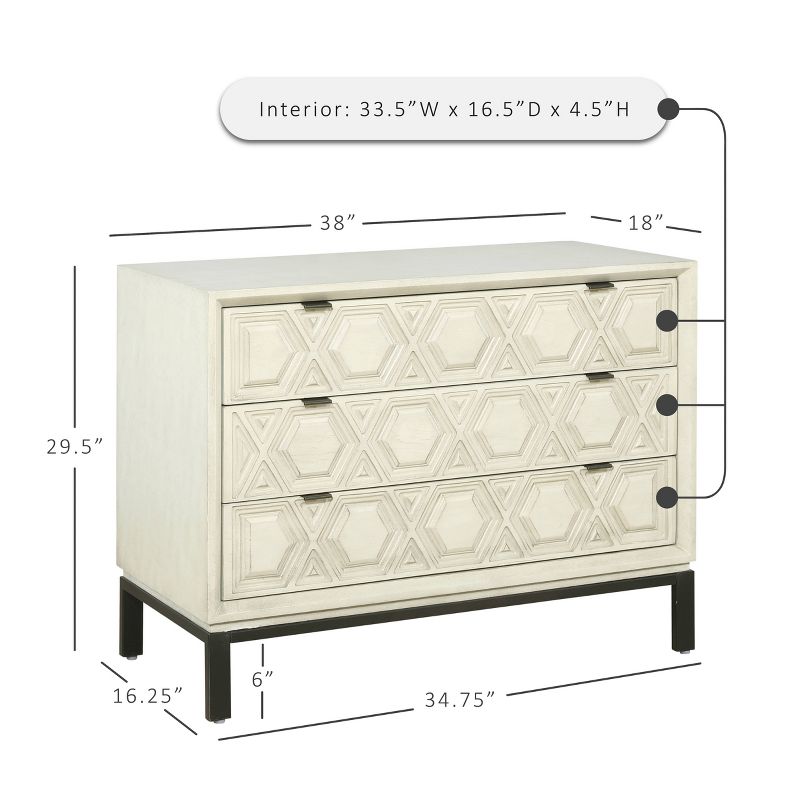 Matilda Console Cream - Powell Company
