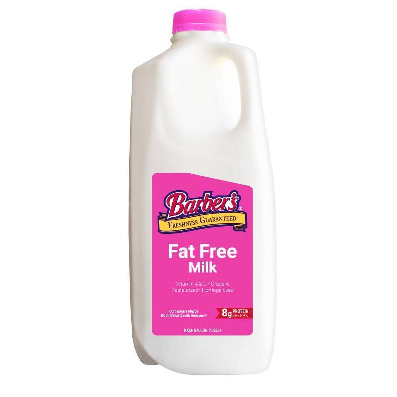 Barber Skim Milk - 0.5gal