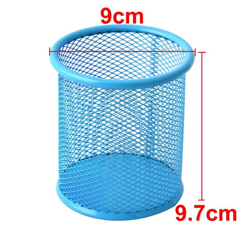 Home Office Desktop Wooden Trapezium Design Storage Romote Control Pen Holder