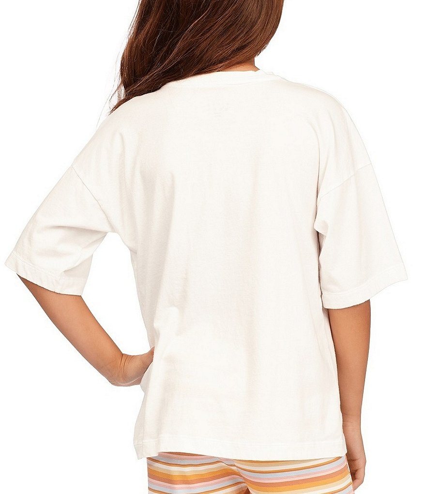 Billabong Little/Girls Girls 4-12 Short-Sleeve Classic Surf Oversized Tee