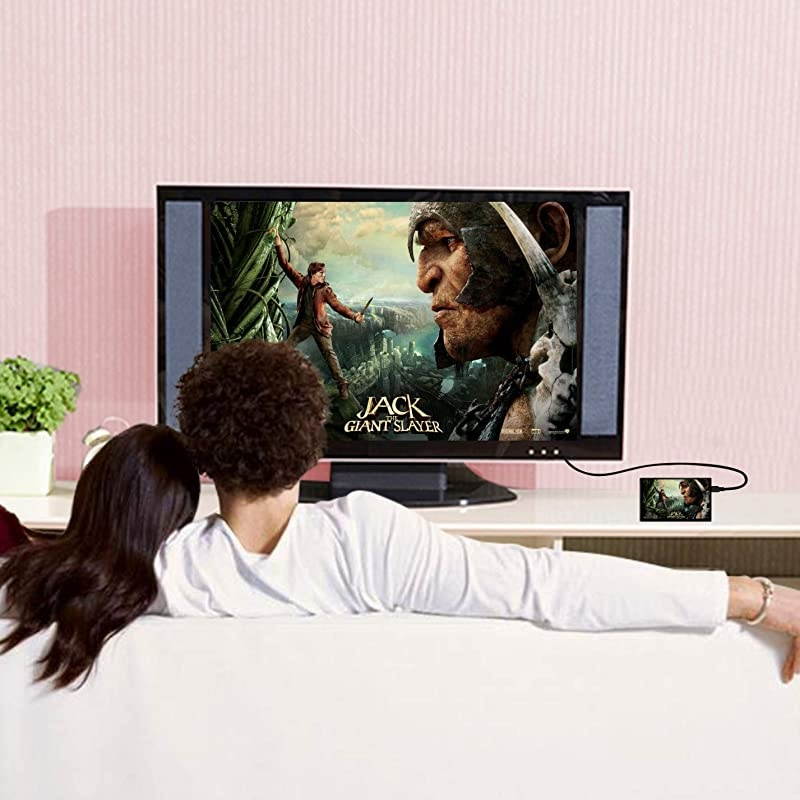 Micro HDMI to HDMI Adapter Cable  65ft2M Micro HDMI to HDMI Cable Male to Male for Gopro Hero and Other Action CameraCam with 4K3D Supported