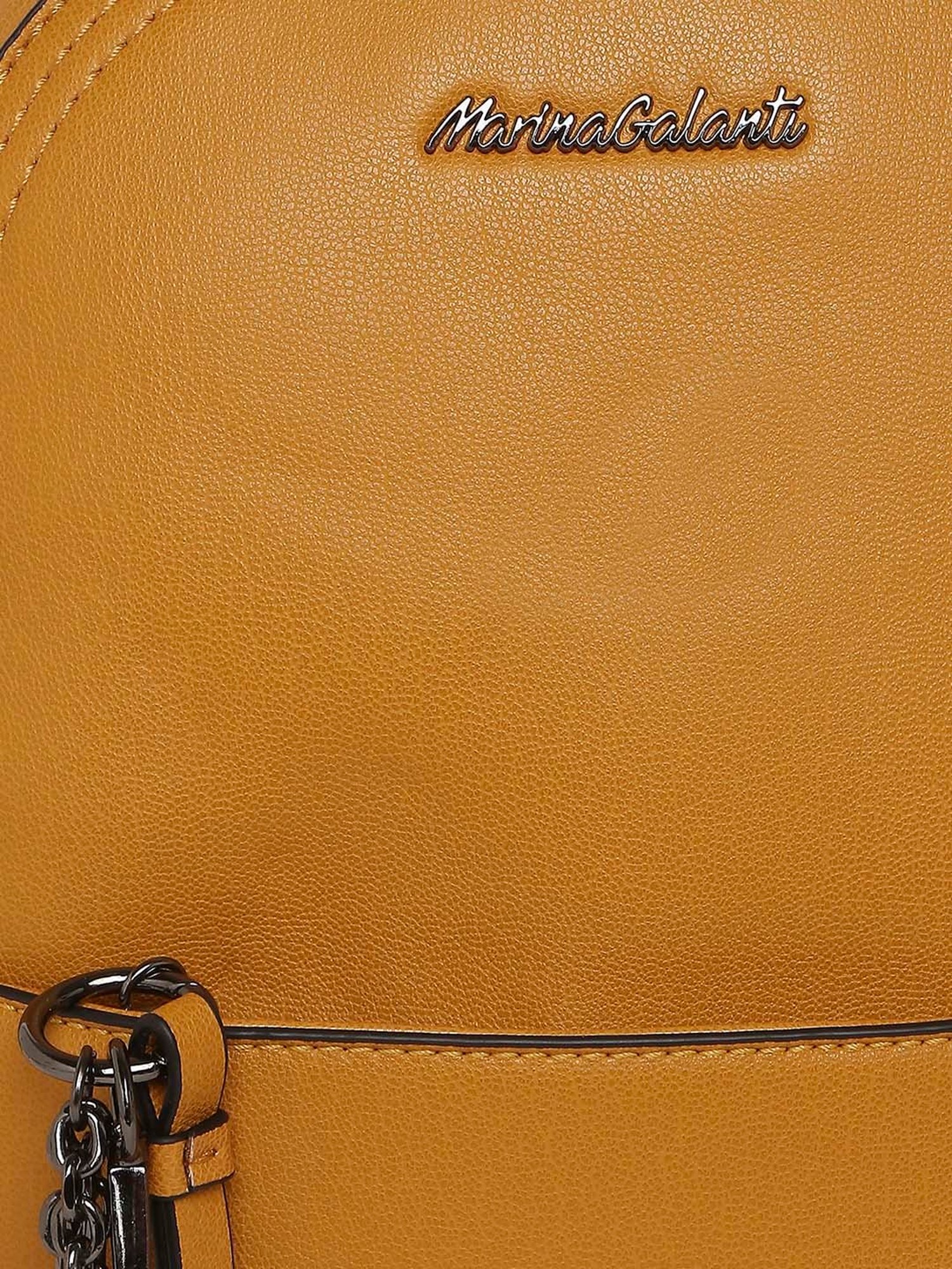 Marina Galanti Yellow Medium Backpack