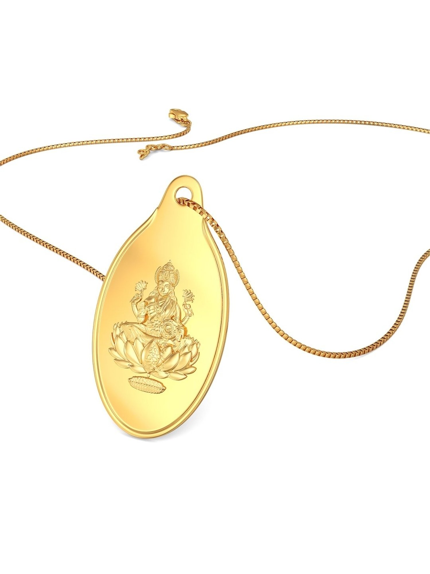 P.C. Chandra Jewellers Pooja Kalash-Inscribed 24k (999) 0.05gm Yellow Gold Foil Coin