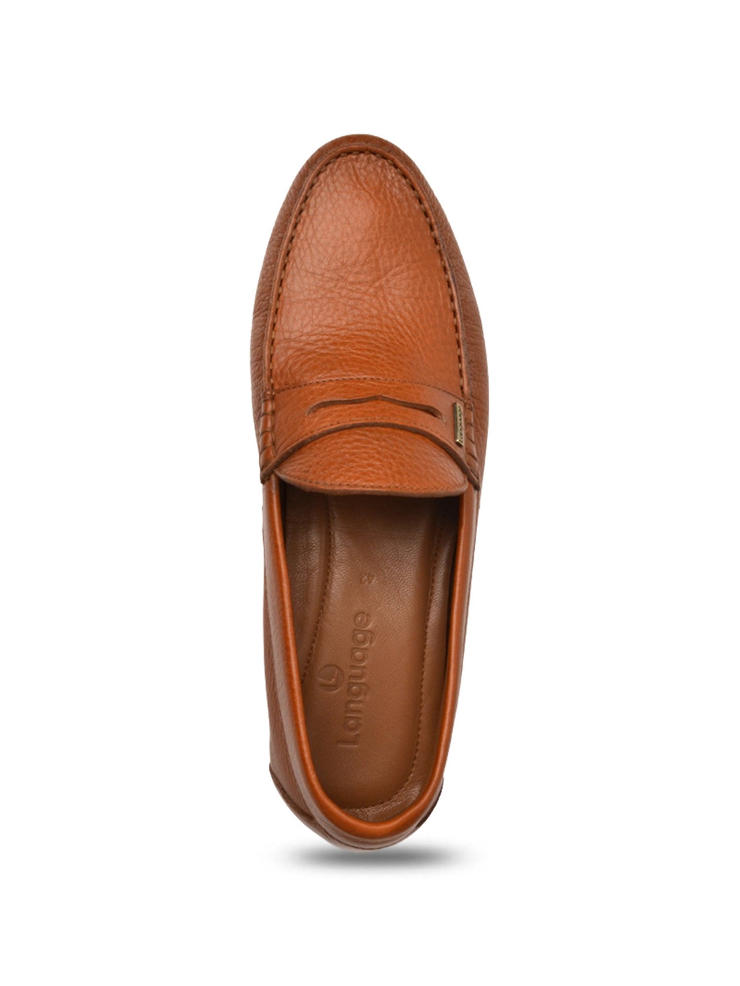 Language Shoes Men's Maximo Tan Loafers