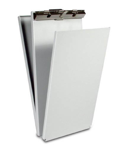 SAUNDERS 10007 5-1/2"x 8-1/2" Storage Clipboard 3/8", Silver