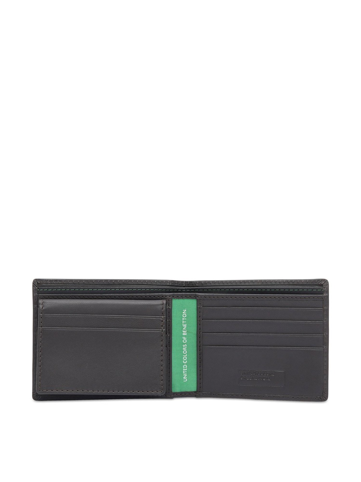 United Colors of Benetton Rembla Black Casual Leather Bi-Fold Wallet For Men