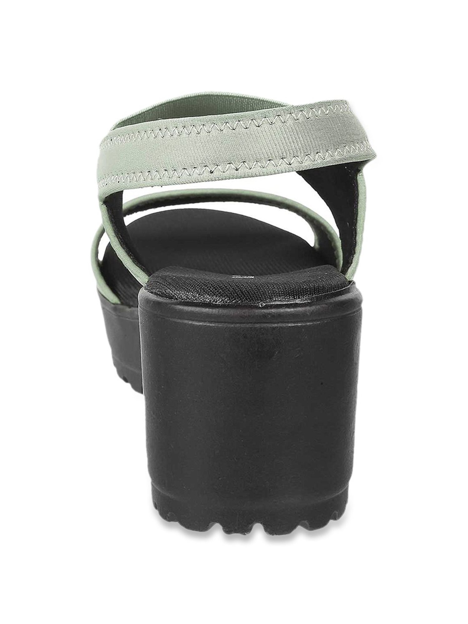 Walkway Women's Green Back Strap Sandals