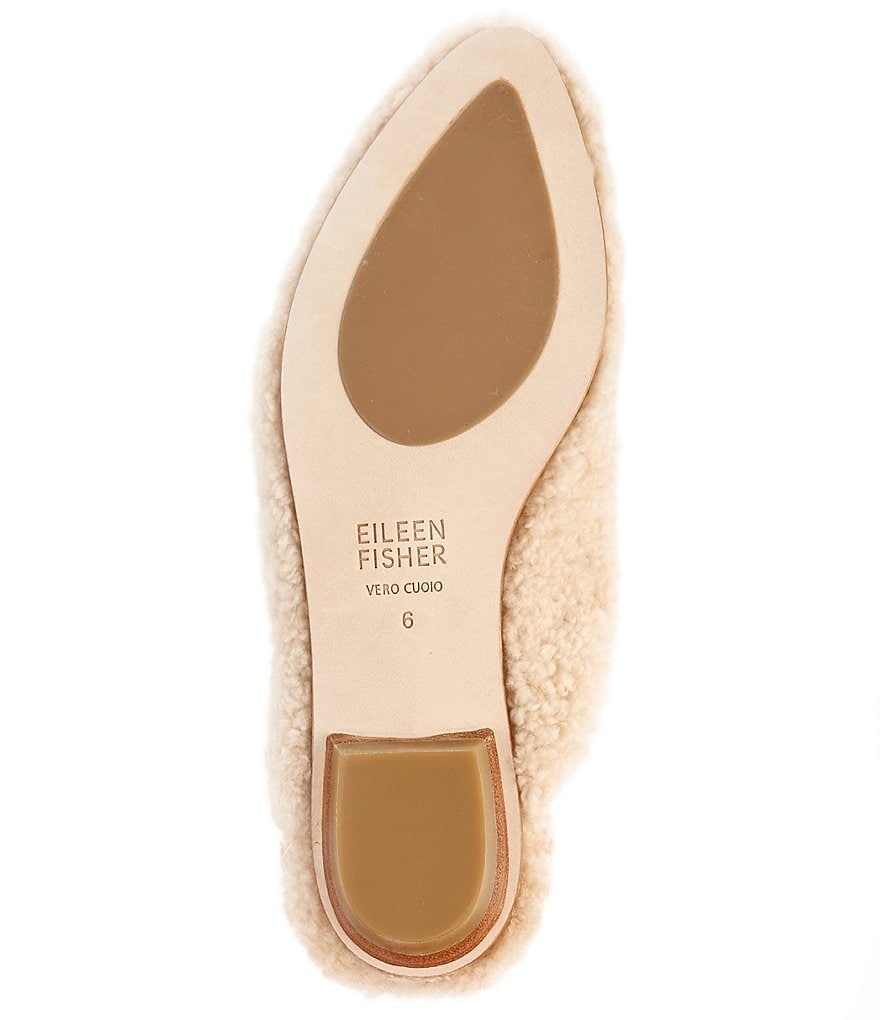 Eileen Fisher Blog Shearling Mules