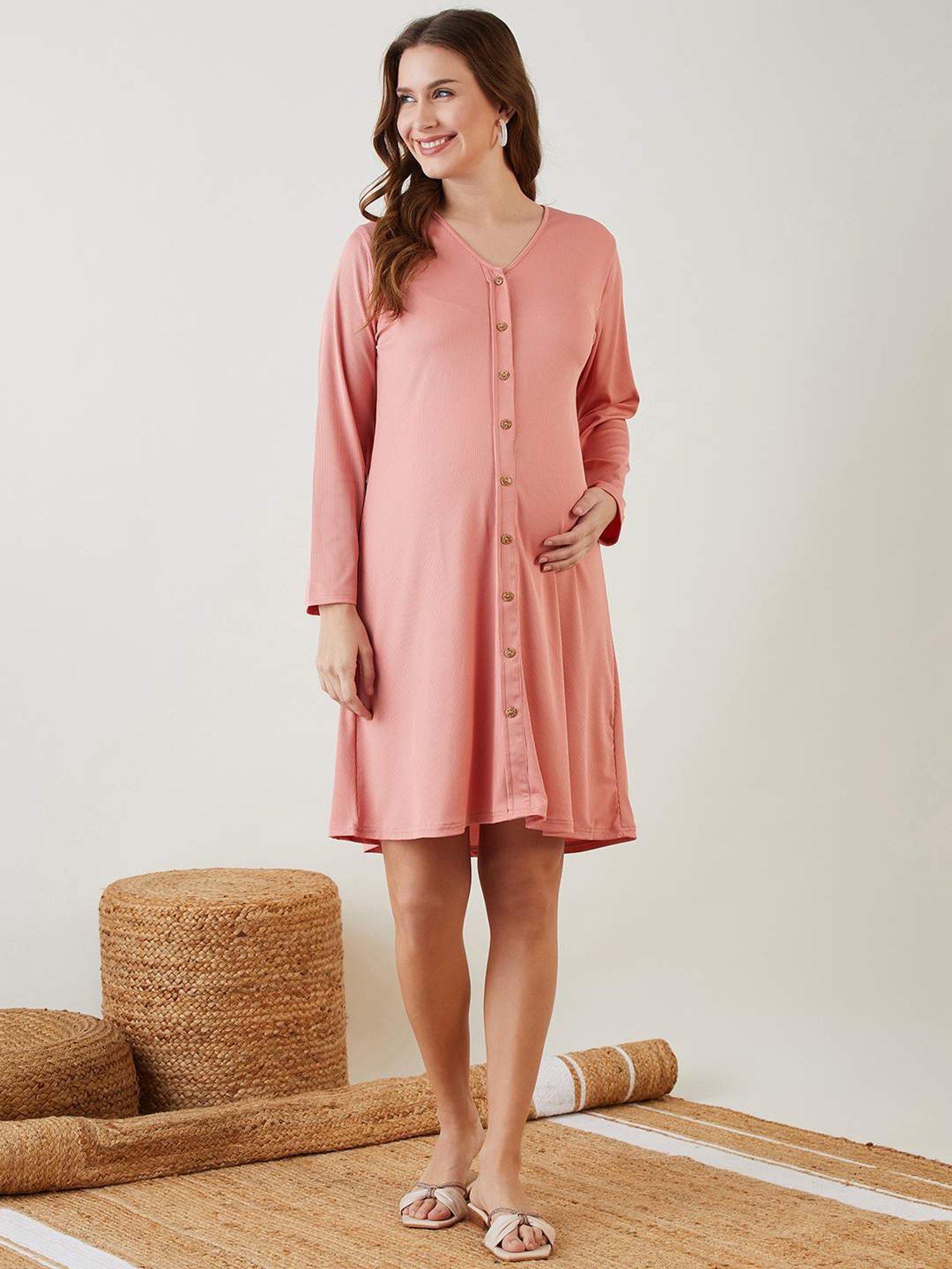 KOI SLEEPWEAR White Maternity Leggings