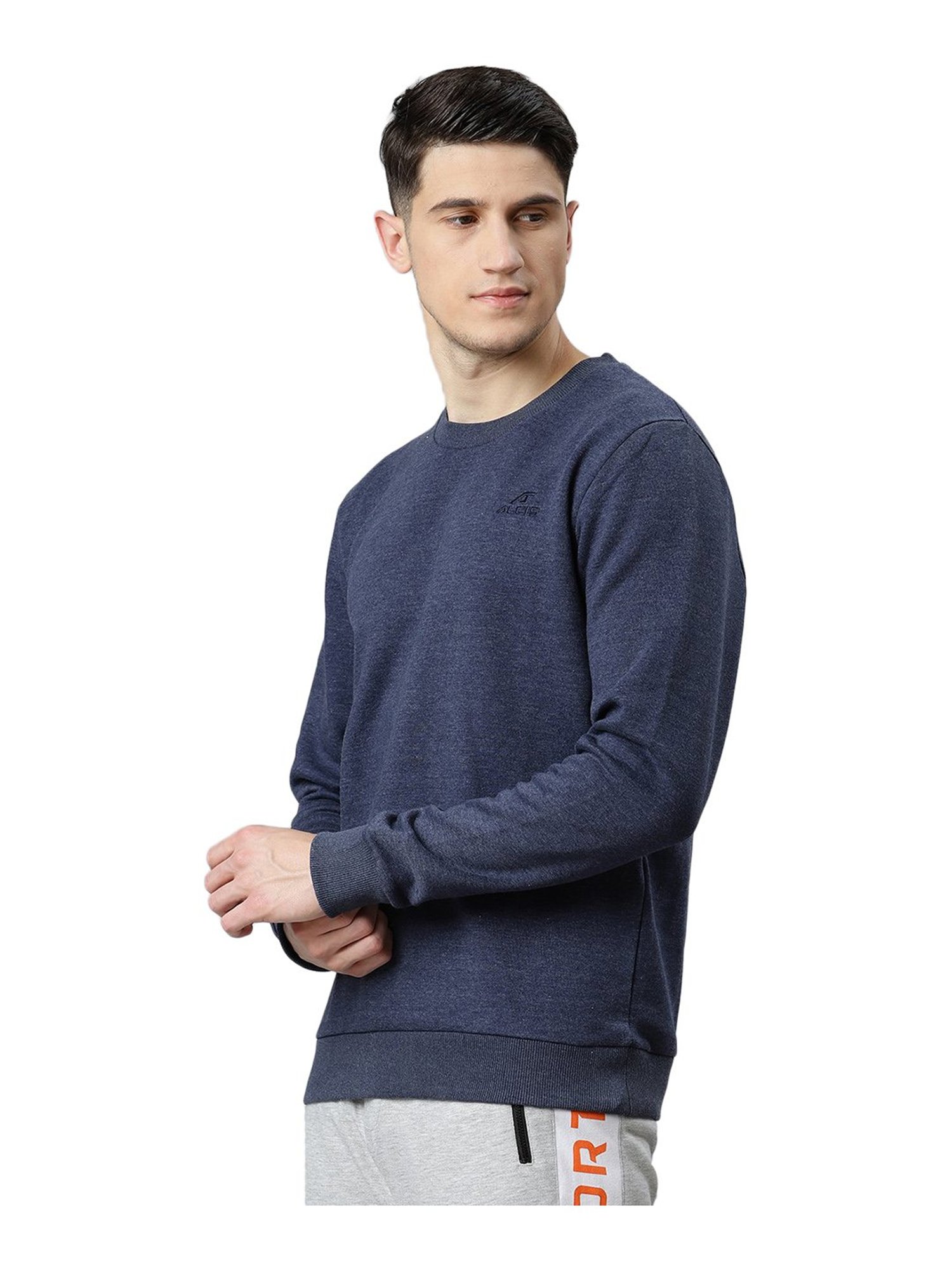 ALCIS Blue Round Neck Sweatshirt