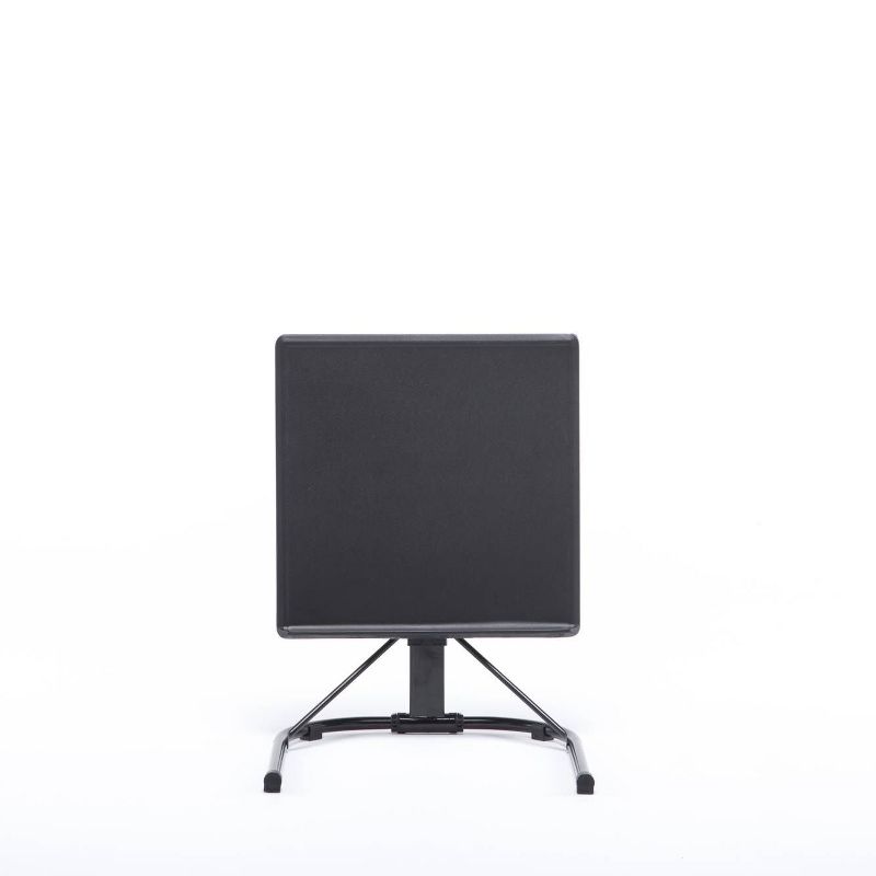 Plastic Dev Group Multi-Functional Adjustable C Table Black