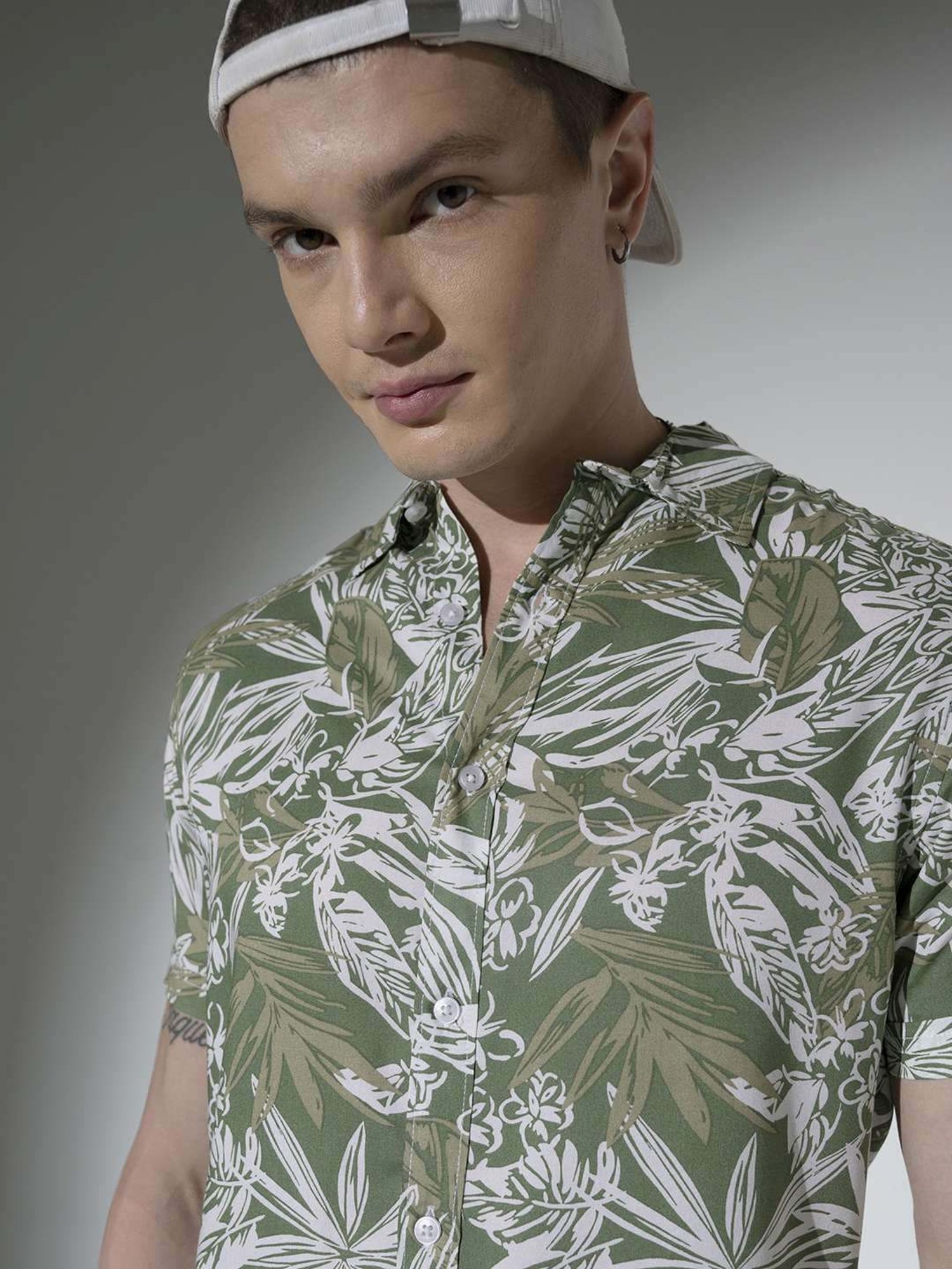 Hubberholme Multicolored Boxy Fit Printed Shirt