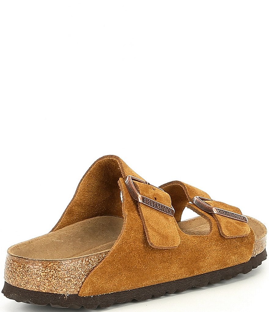 Birkenstock Women's Arizona Suede Dual Adjustable Buckle Strap Sandals