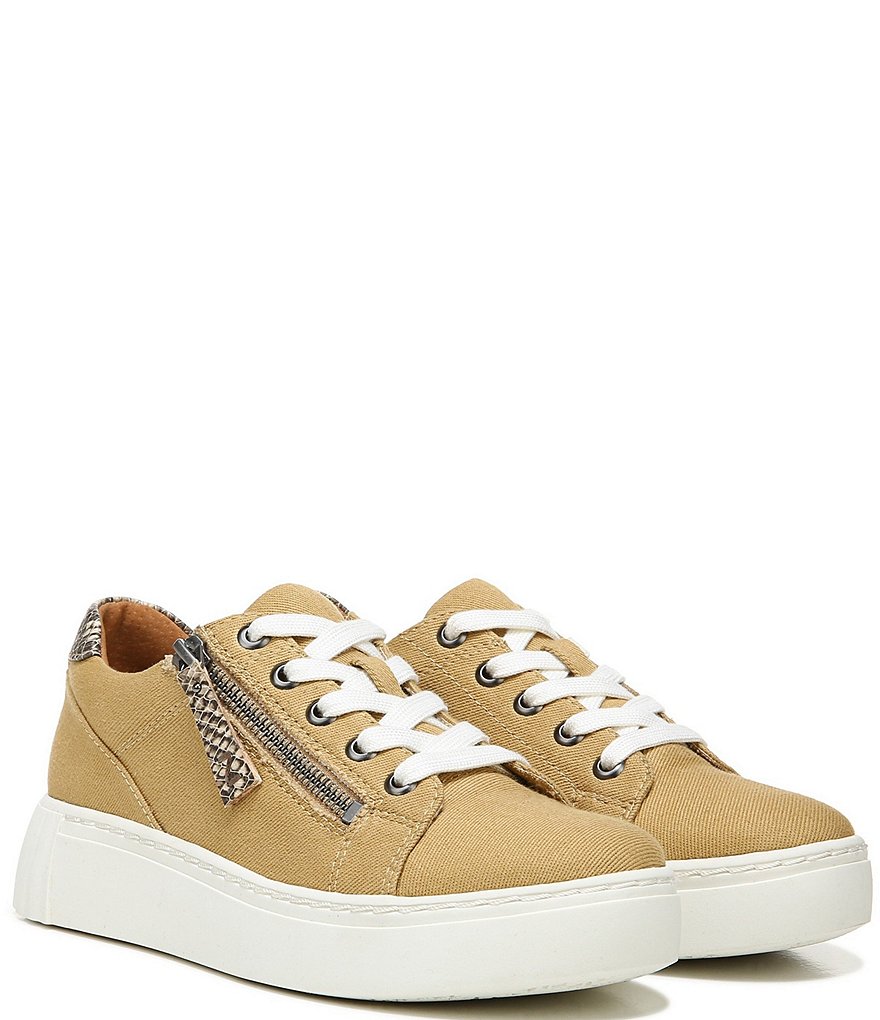 Zodiac Bardot Fabric Side Zip Platform Sneakers