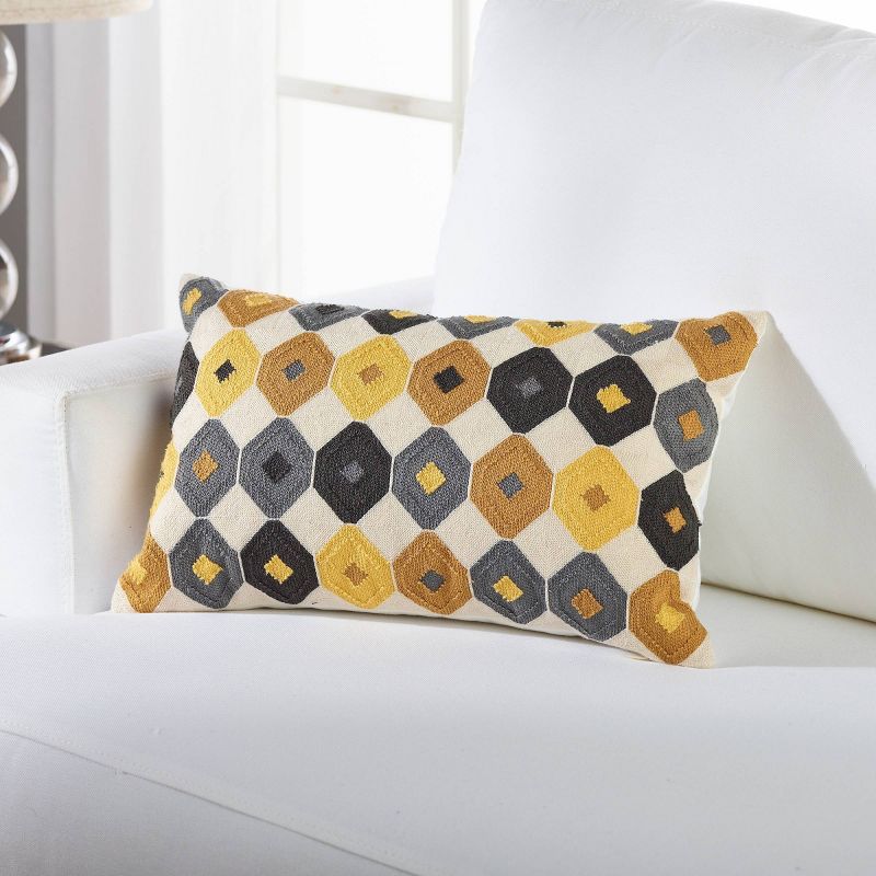 12"x20" Oversize Hazelnut Lumbar Throw Pillow - Sure Fit