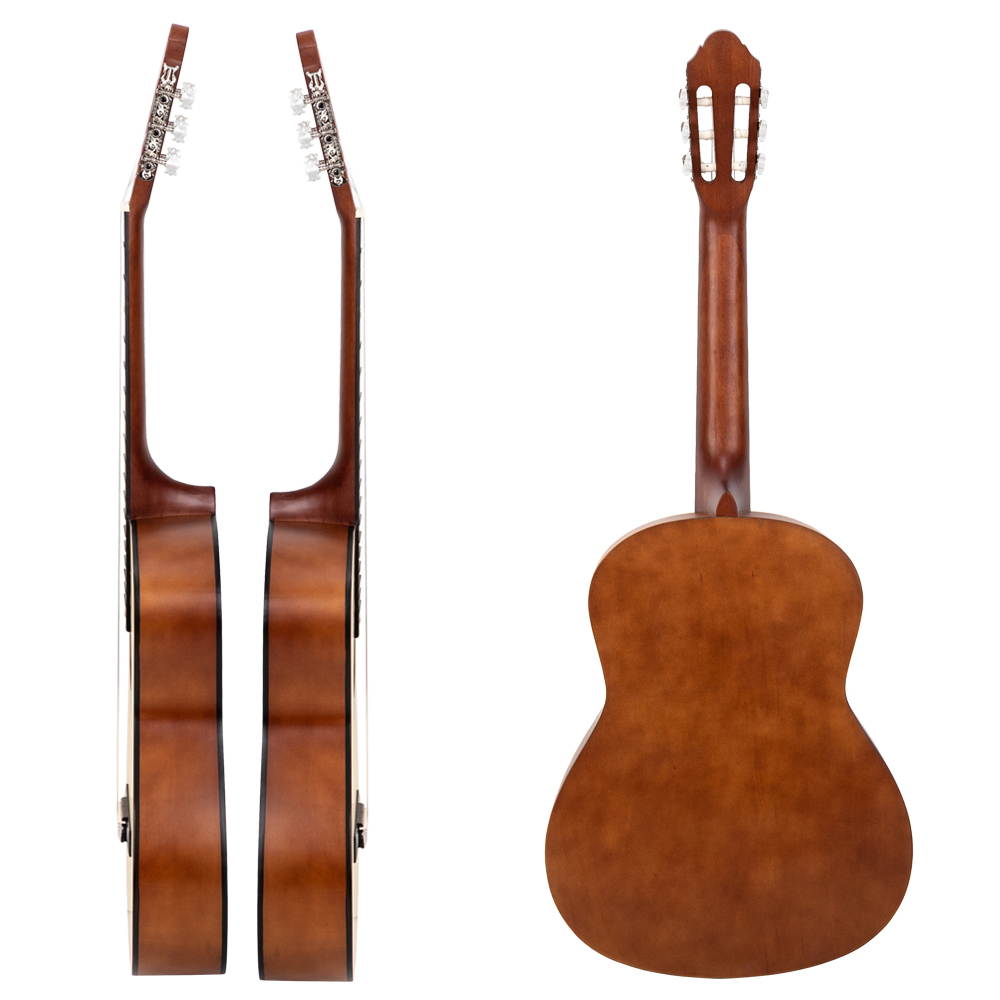 39" Practice Beginner Basswood Classical  Acoustic Guitar Burlywood