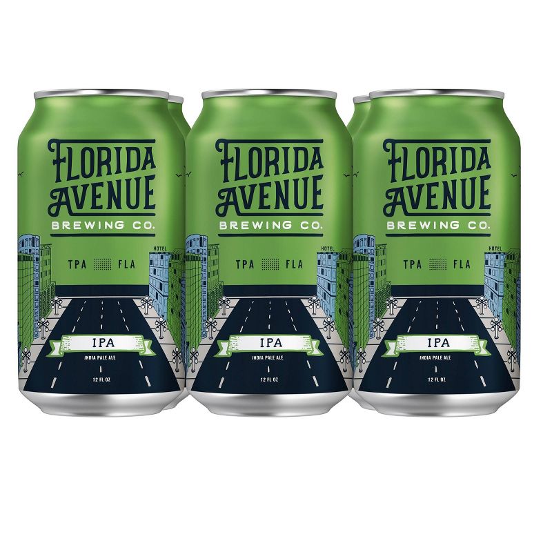Florida Avenue IPA Beer - 6pk/12 fl oz Cans