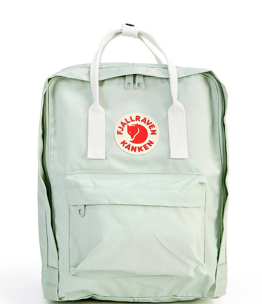 Fjallraven Kanken Colorblock Handles Water-Resistant Backpack