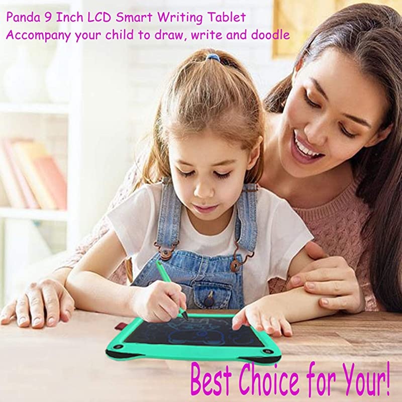 Upgraded Colorful Screen 9 Inch Electronic Writing Board Doodle BoardBest Gifts for Kids Green