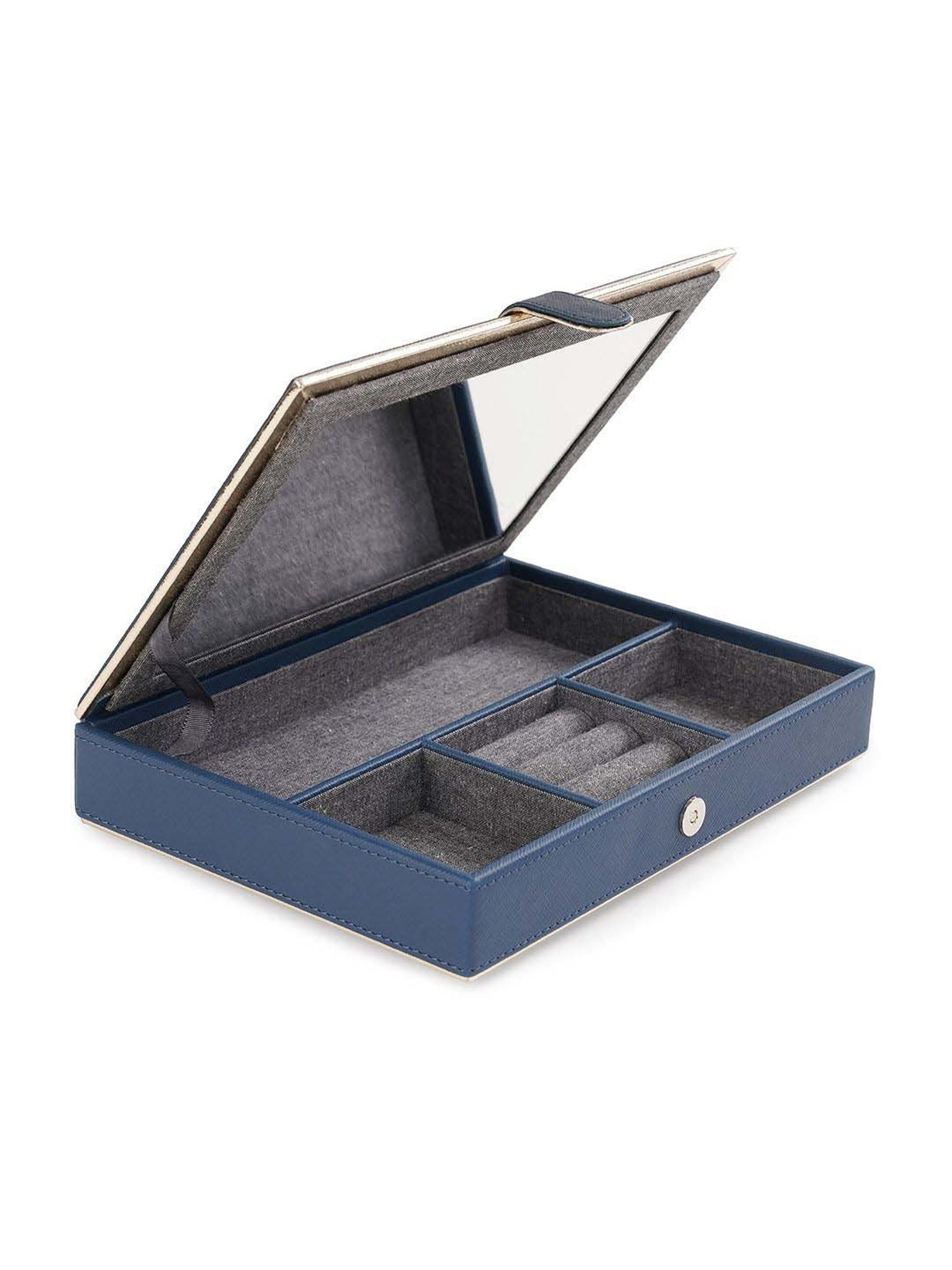 Pure Home and Living Blue Mdf Jewellery Box