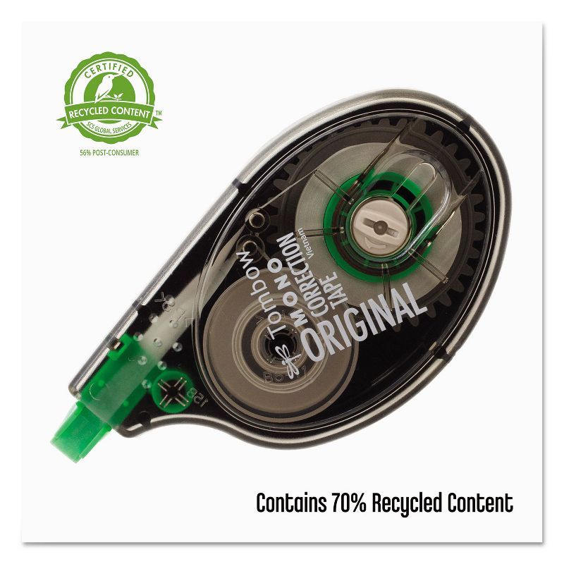 Tombow MONO Correction Tape 1/6" x 394" White Tape 10/Pack 68720