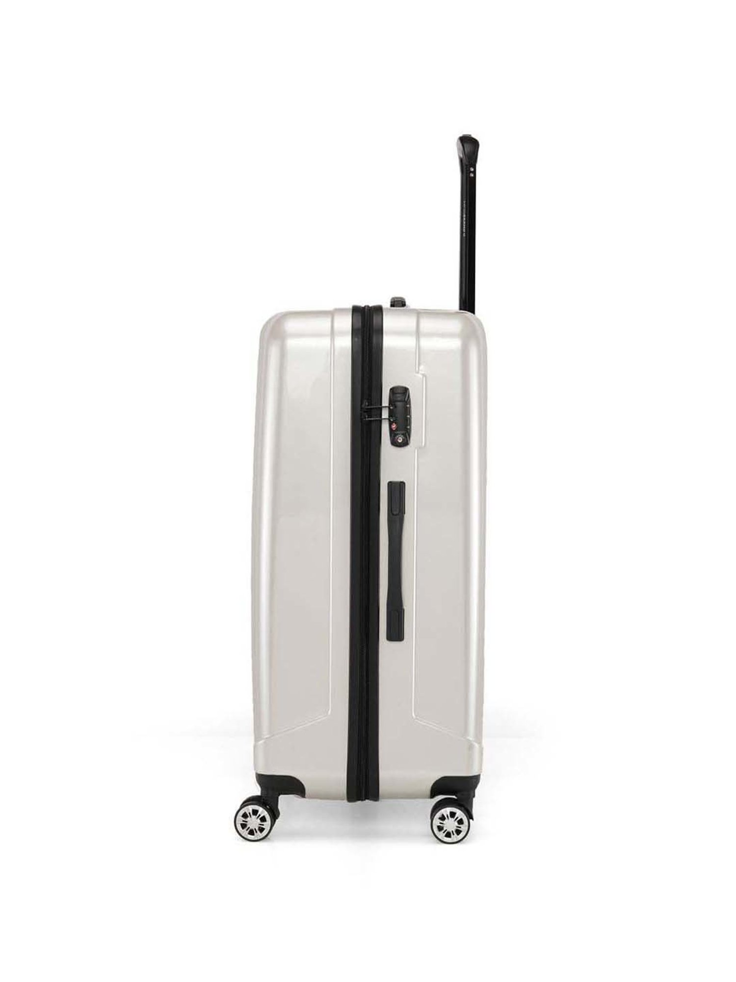 Swiss Brand Baden Silver Large Hard Trolley Bag - 28 cm