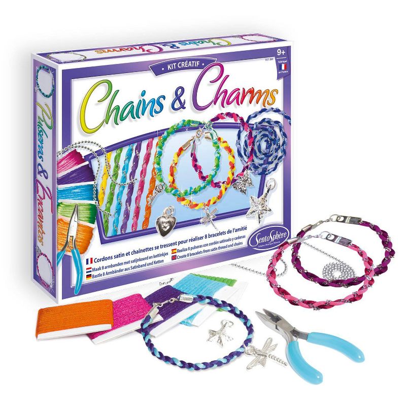 21pc Chains & Charms Jewelry Kit - SentoSphere USA